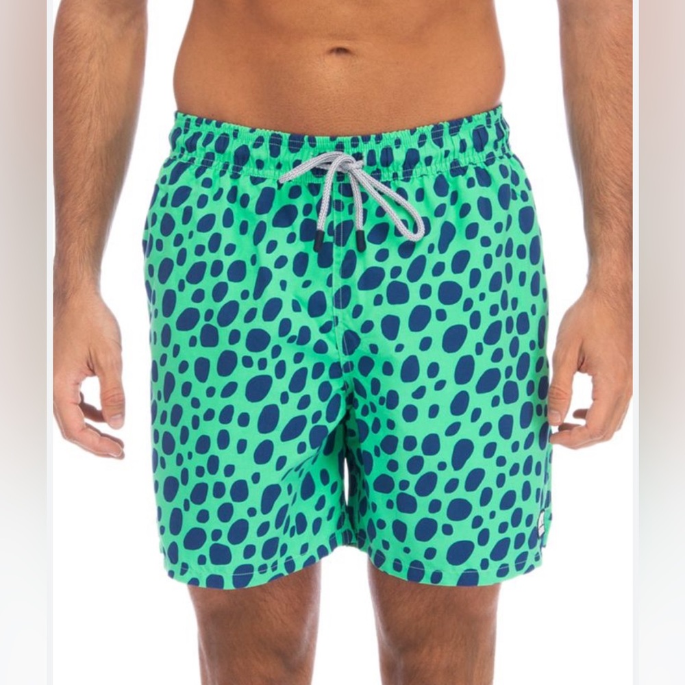 Tom & Teddy Spot-Print Swim Trunks Size XL
